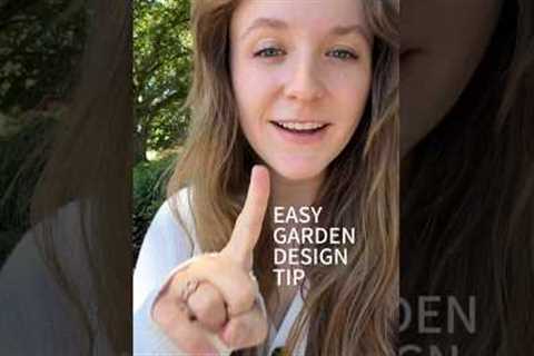 A garden design tip that always works. #gardening #flowers