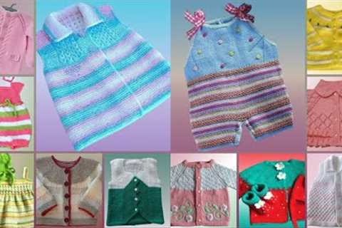 Baby Frock Knitting Tutorial, Knitting For Baby.