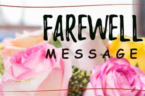 Farewell Message for Colleagues | Best Farewell Messages To Colleagues