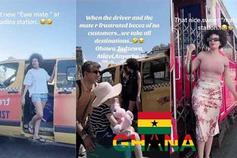 This white lady video is trending in Ghana social media space