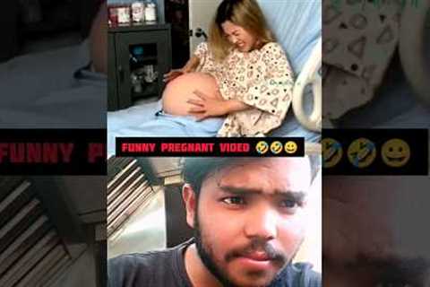 Funny pregnant reaction short video #shorts #youtubeshorts #comedy #funny #reaction #rjkign #viral