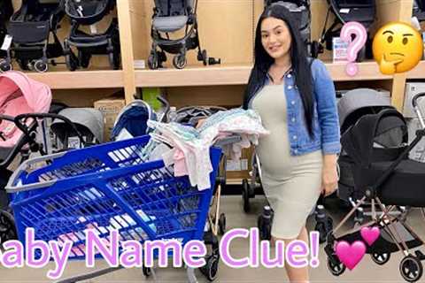 First Time Baby Shopping 👸 Baby Name Clue 💕 Vlogmas #5