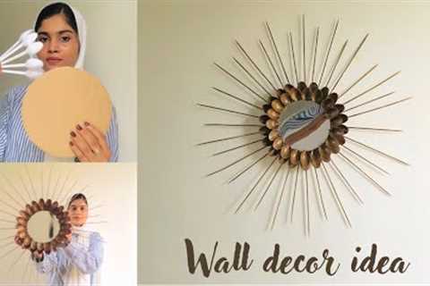 Wall decor ideas | bamboo stick craft | cardboard wall hanging | diy ideas | best out of waste |