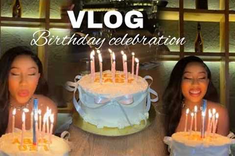 BIRTHDAY VLOG | Celebration, Gifts 🤯| makeup + nails