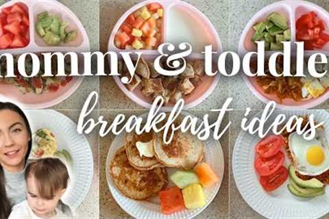 HEALTHY MOMMY AND TODDLER BREAKFASTS | Mom Breakfast Ideas 2022 | Taylor Marie Motherhood