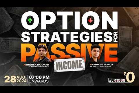 Low-risk Option strategies for passive income