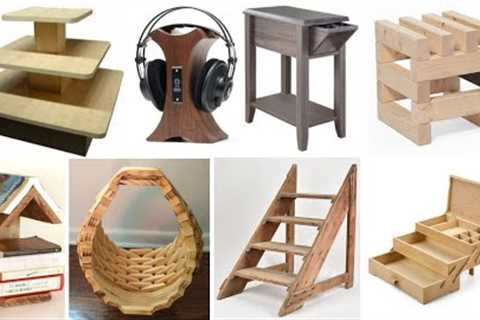 Awesome Woodworking Projects For Absolute Beginners/ Wood decorative ideas/Scrap wood furniture