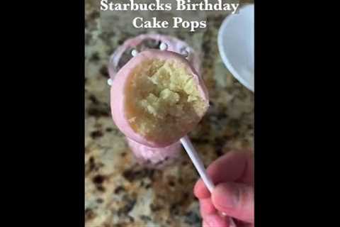 How To Make Easy Desserts At Home Simple #Homemade #Starbucks Birthday Pop #Shorts