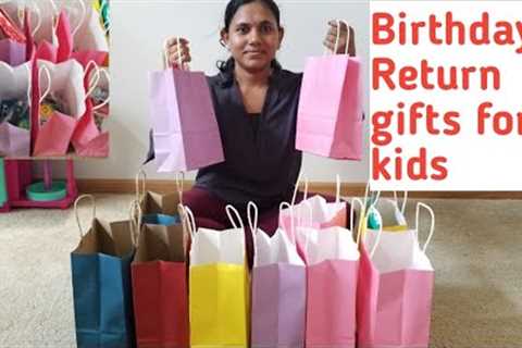 Return gifts for Birthday party|Return gift ideas| Aarush first b'day Return gifts