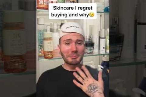SKINCARE I REGRET BUYING!😱 (follow for more!💗) #skincare #skincareroutine #skincaretips #skin
