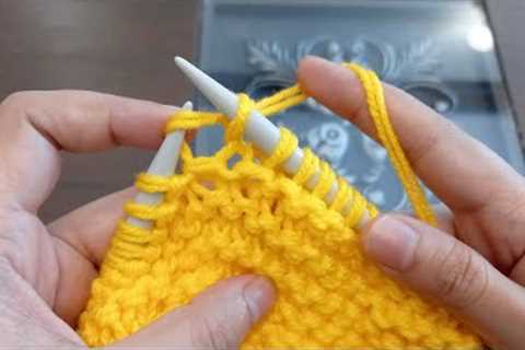 Easy Simple Knitting design For Beginners Step By Step | How to Knit Stitch pattern
