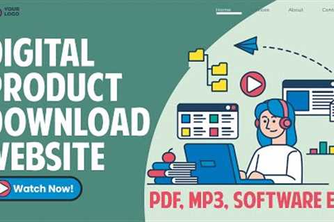 How to Create a FREE Digital Downloadable Products Selling eCommerce Website with WordPress