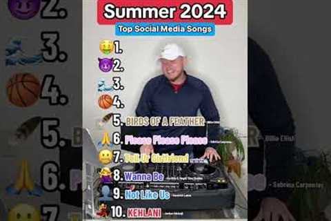 The Most Popular Songs on Social Media from Summer 2024
