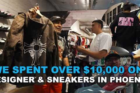 SPENDING $10,000 ON SNEAKERS &amp; DESIGNER CLOTHES IN PHOENIX (SNEAKER EXPO)