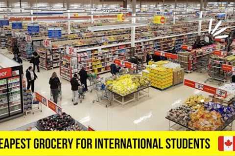 Real Canadian Grocery Shopping ( 150 $ ) In 🇨🇦 2022 | Cheapest Store For Student | The Indian..