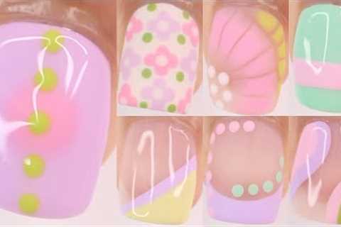 trendy spring/summer nail art designs 2024 | easy nail art designs compilation