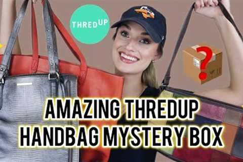 AMAZING ThredUp 15 Item Handbag Mystery Box Unboxing!!