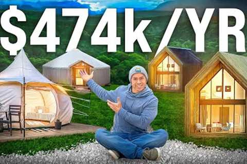 How he TURNED WASTELAND into $500k/YR with Tiny Cabins &amp; Yurts