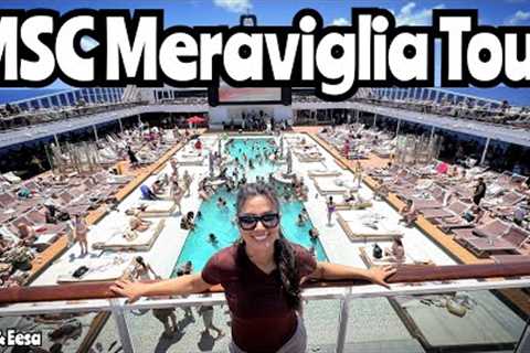 MSC Meraviglia Cruise Ship Speed Tour - Everything you need to know deck by deck @msccruises