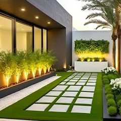 100 Modern Home Garden Landscaping Ideas 2024 Backyard Garden Wall Designs | Front Yard Gardens P7