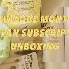 March 2020 BEAUTEQUE MONTHLY KOREAN SUBSCRIPTION BOX