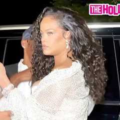 Rihanna Shows Off Her Assets While Arriving With No Pants At The Alaia Fashion Show In New York, NY