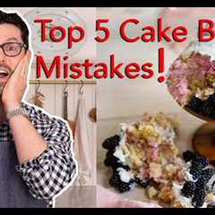 Top 5 Cake Baking Mistakes!  | Preppy Kitchen