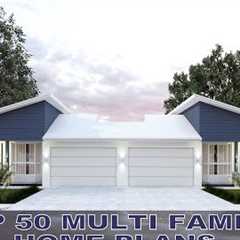 Duplex and Townhouse Home Design Book-Top 50 Multi Family House plans