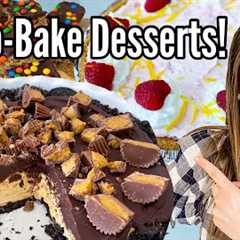 5 INCREDIBLE NO-BAKE DESSERTS | The EASIEST Summer Dessert Recipes! | Julia Pacheco