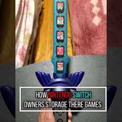 How Nintendo Switch owners storage there games