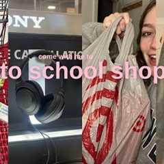 back to school shopping | supplies + clothes + hauls