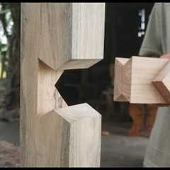 Awesome Japanese Carpenter Woodworking Skills , Japan Technology Joints House construction