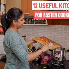 12 Useful Kitchen Tips/Habits for Faster Cooking Routine | Time Saving Kitchen Tips