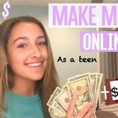 *EASY* ways to make money ONLINE AS A TEEN! + My past successful side hustles