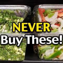 10 Foods You Should NEVER Buy To Save On Grocery Shopping!