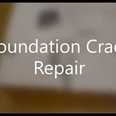 DIY Concrete Foundation Crack Repair - Stop Leaks using Polyurethane Foam!