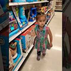 Cute 3-Year-Old Baby Girl Goes Toy Shopping Extravaganza at Target! #target #toys #babyproducts