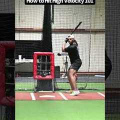 How to hit REALLY Fast Pitching #baseball #mlb #homerun