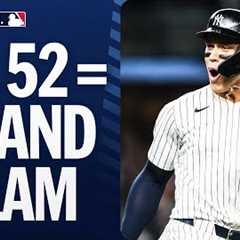 Aaron Judge's 52nd HR is a GRAND SLAM! 💪