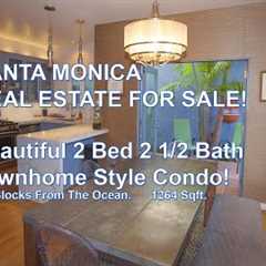 2547 6th Street Townhouse Style Condo For Sale Santa Monica