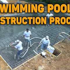 Swimming pool construction process, step by step (Time-Lapse video)