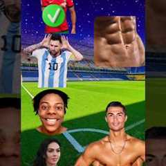 Messi vs Ronaldo vs ishowSpeed vs Georgina #shorts #football #messi@cristiano #ronaldo @MrBeast