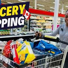 How much do we spend on Grocery in Canada? Grocery shopping haul