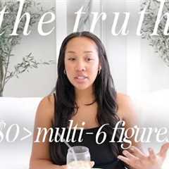 BROKE TO FINANCIALLY FREE IN A YEAR: Truth about my financial freedom story & how much money I..