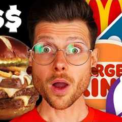 Eating Fast Food Restaurants' MOST EXPENSIVE Menu Items