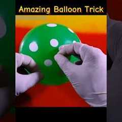 Amazing Balloon Trick - #science #balloon #ytshortsindia