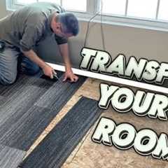 New Flooring Made Easy with Carpet Tiles (Watch Me)