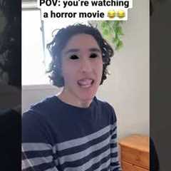 Horror movie trailers be like #shorts #funny #comedy