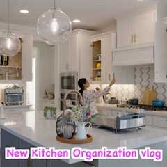 ✨How I Organized My New House Kitchen | Simple & Practical Setup 🏡😍 | Organize with me 😊