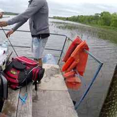 Fishing in Little Lake Barrie